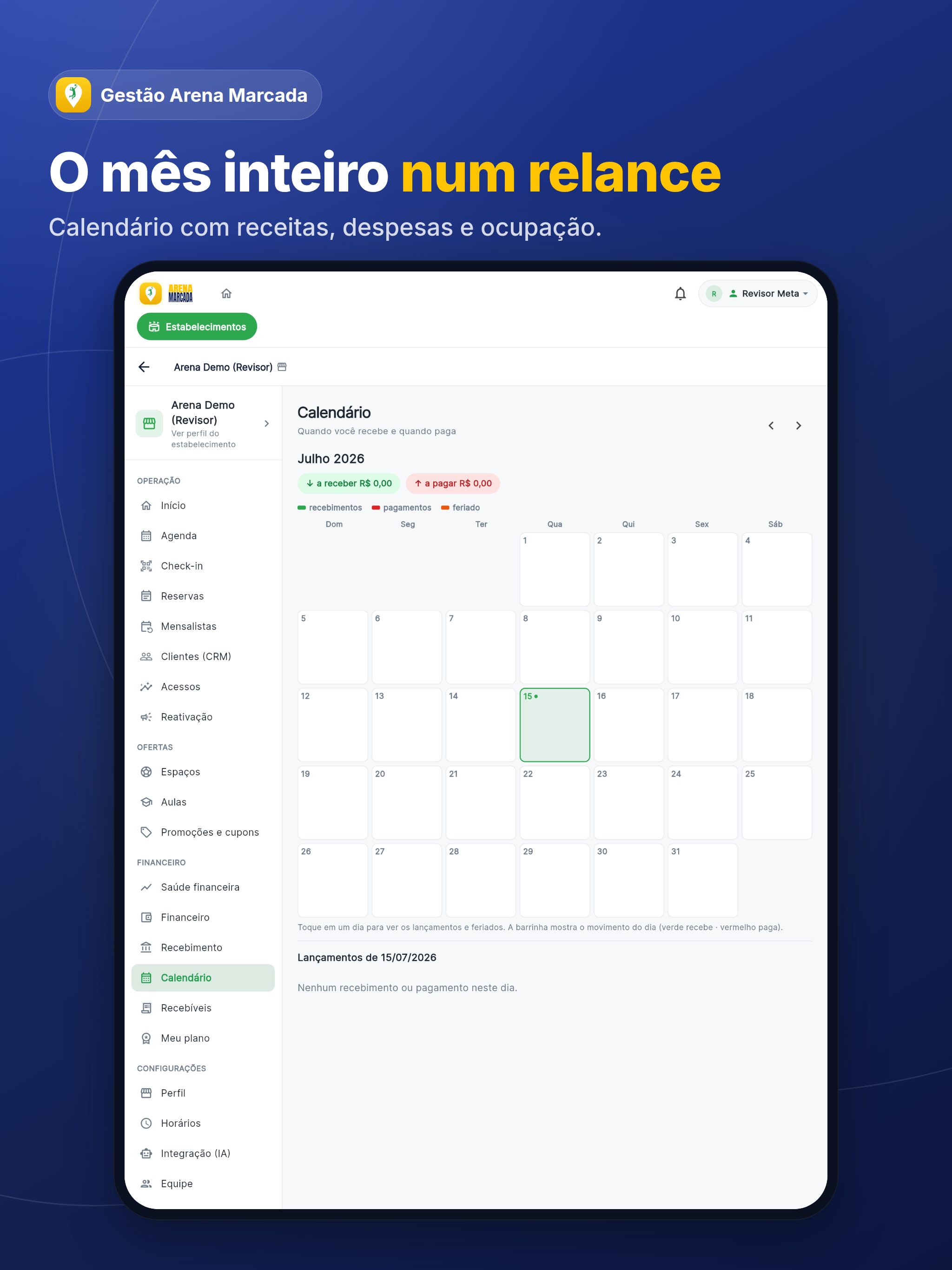 Gestão Arena Marcada screenshot 14