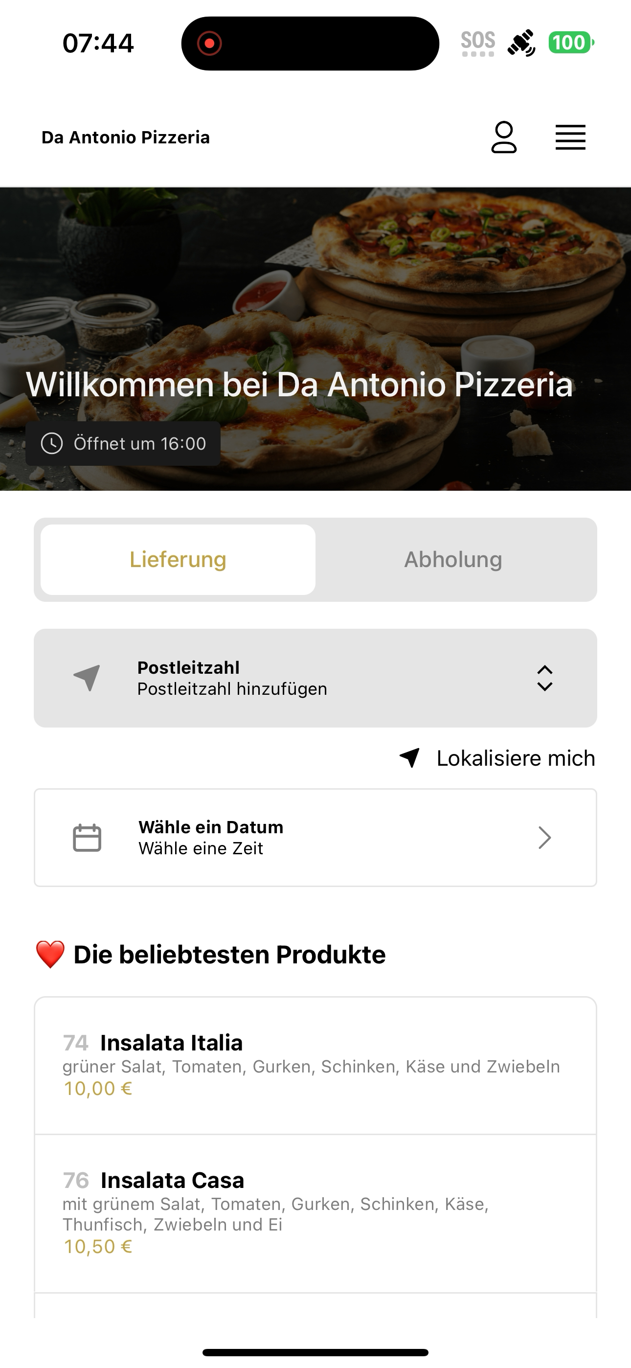 Da Antonio Pizzeria