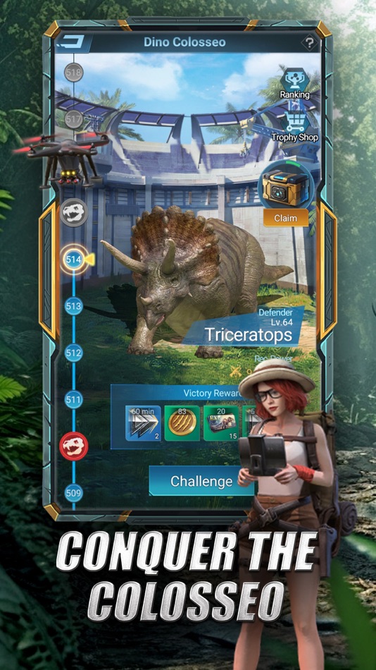 #1. De-Extinct: Jurassic Dinosaurs (iOS) 由: SeaMo Entertainment