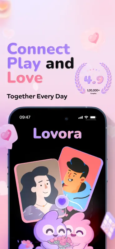 Lovora: Couple Games & Widget screenshot 1 of 8