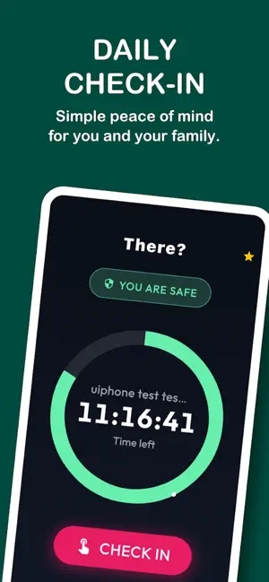 Safe?: Safe check & SOS alerts screenshot 1