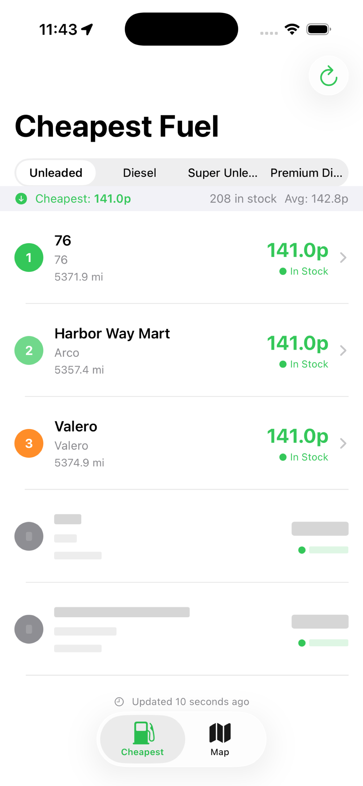 Fuel Tracker UK screenshot 3
