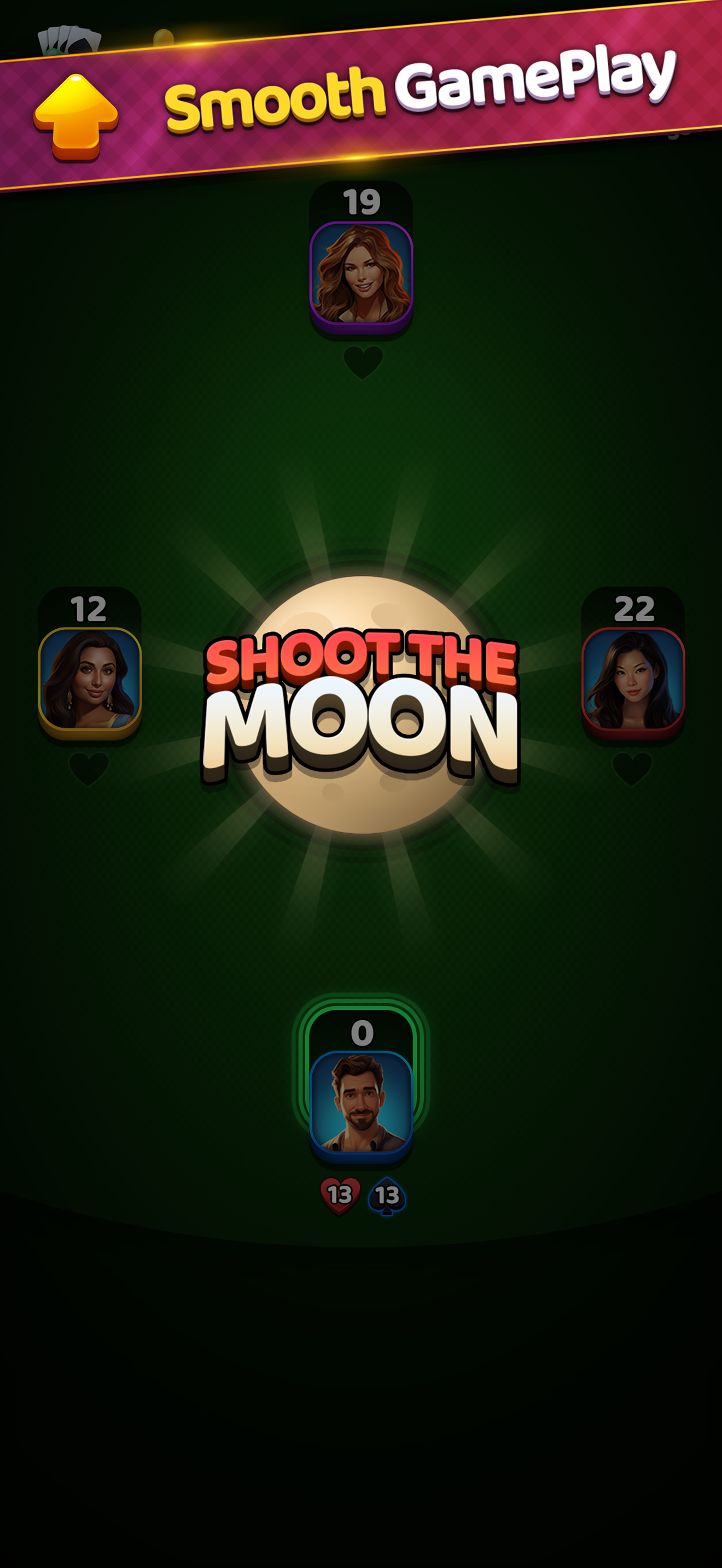 Hearts Classic: Card Game screenshot 4
