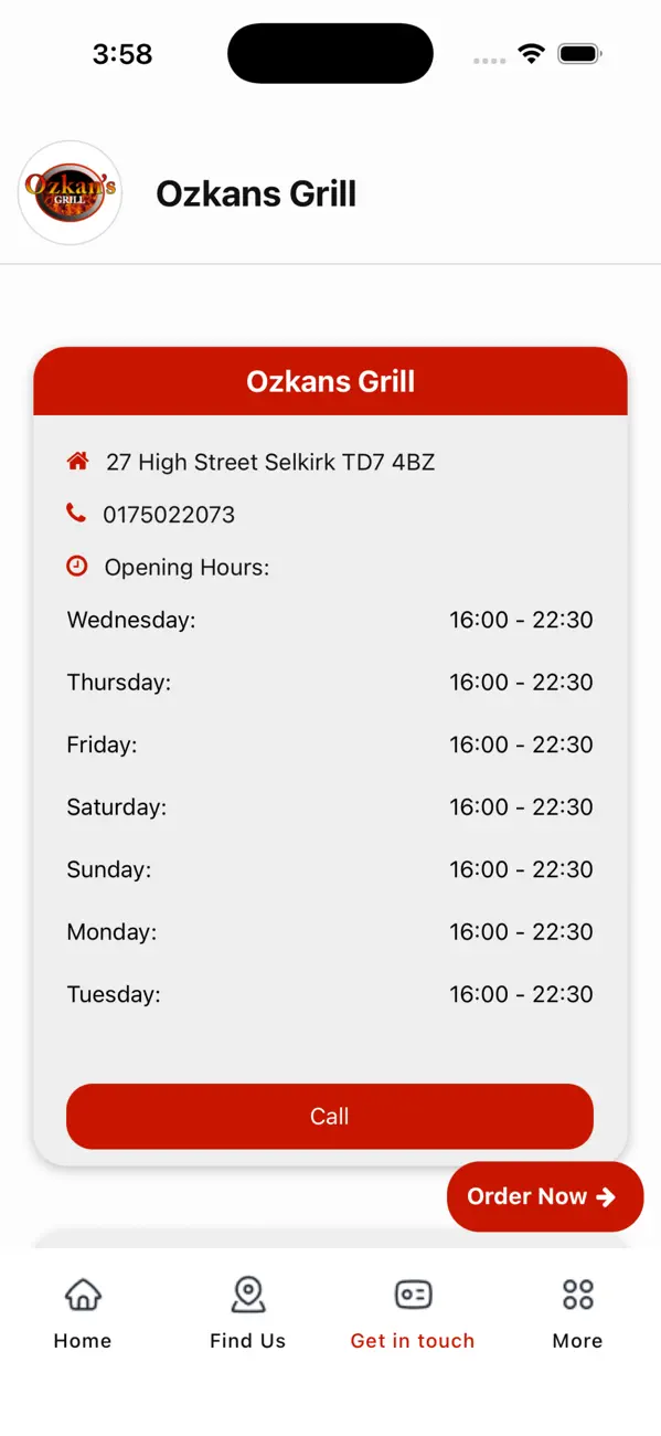 Screenshot #3 pour Ozkans Grill Selkirk
