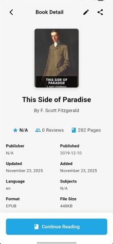 Everbound - eBook Reader Screenshot 2 of 4