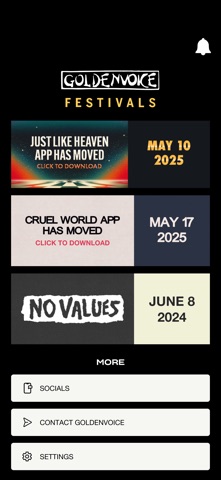 Goldenvoice Festivals Screenshot 2 of 3
