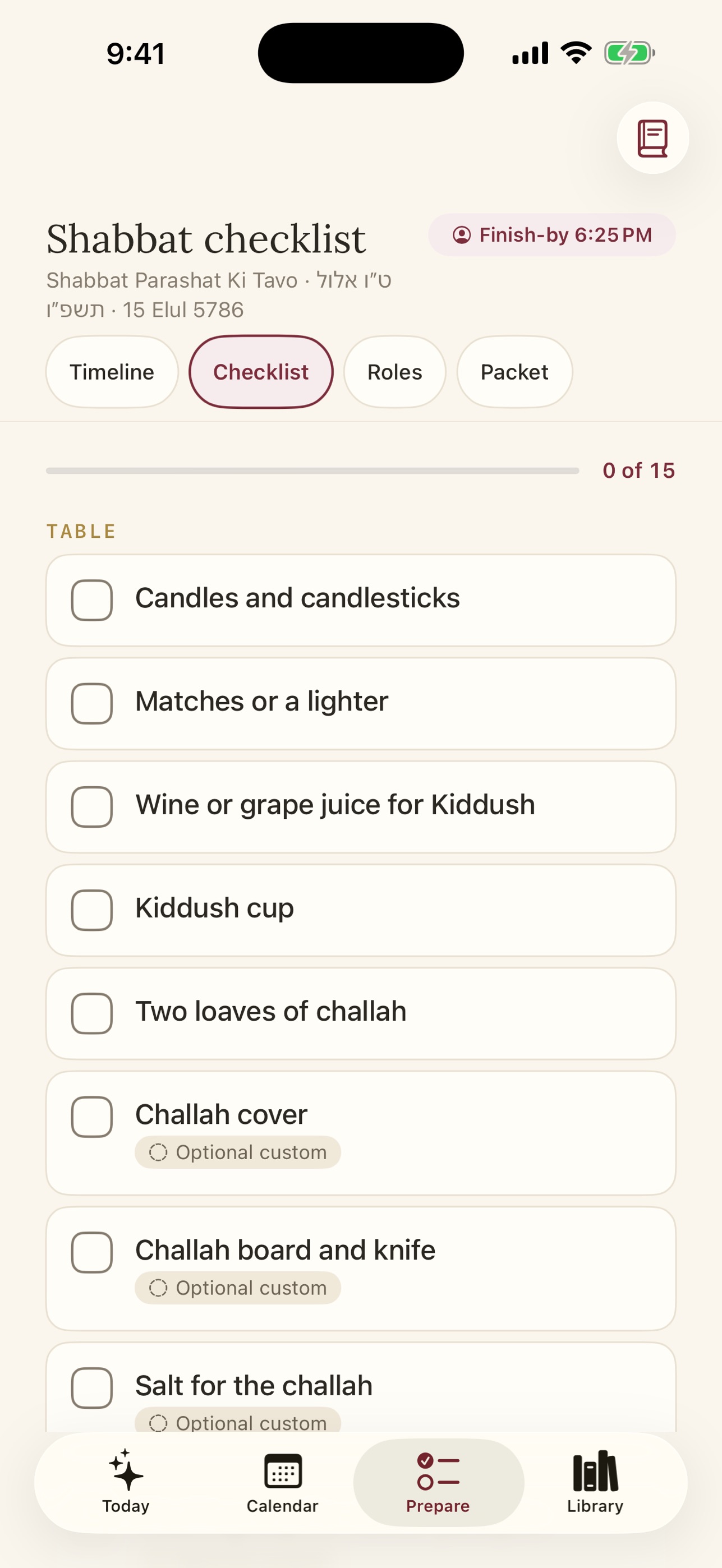 Screenshot 4 of Shalom Table