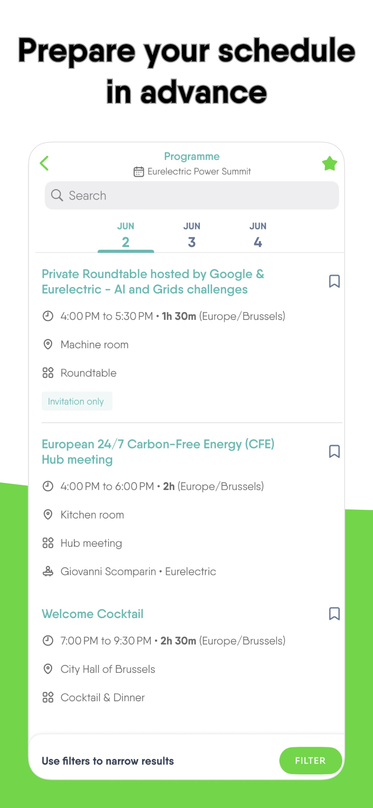 Eurelectric Events screenshot 3