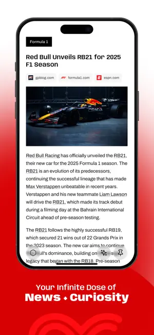 Curioze - AI Curated News screenshot 2