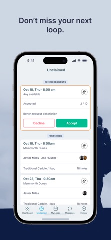 ClubUp Caddies screenshot