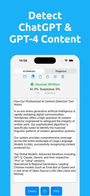 AI & Plagiarism Checker screenshot 2