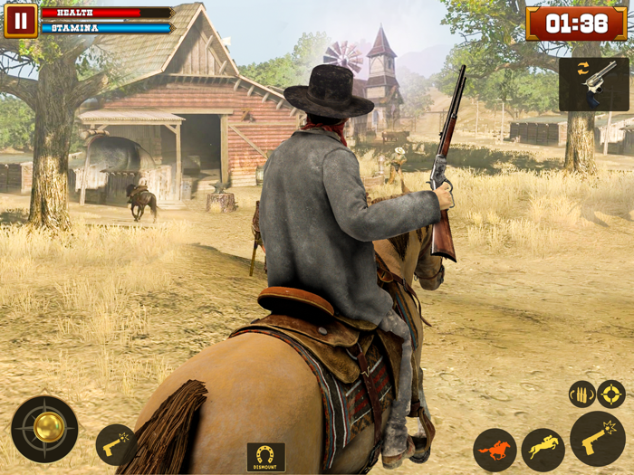 Rider Cowboy Shooting Survival