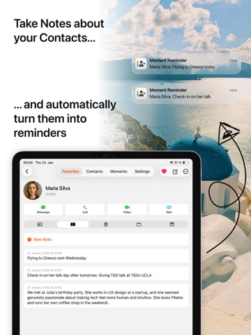 Starrise Contacts: Notes & CRM iPad screenshot
