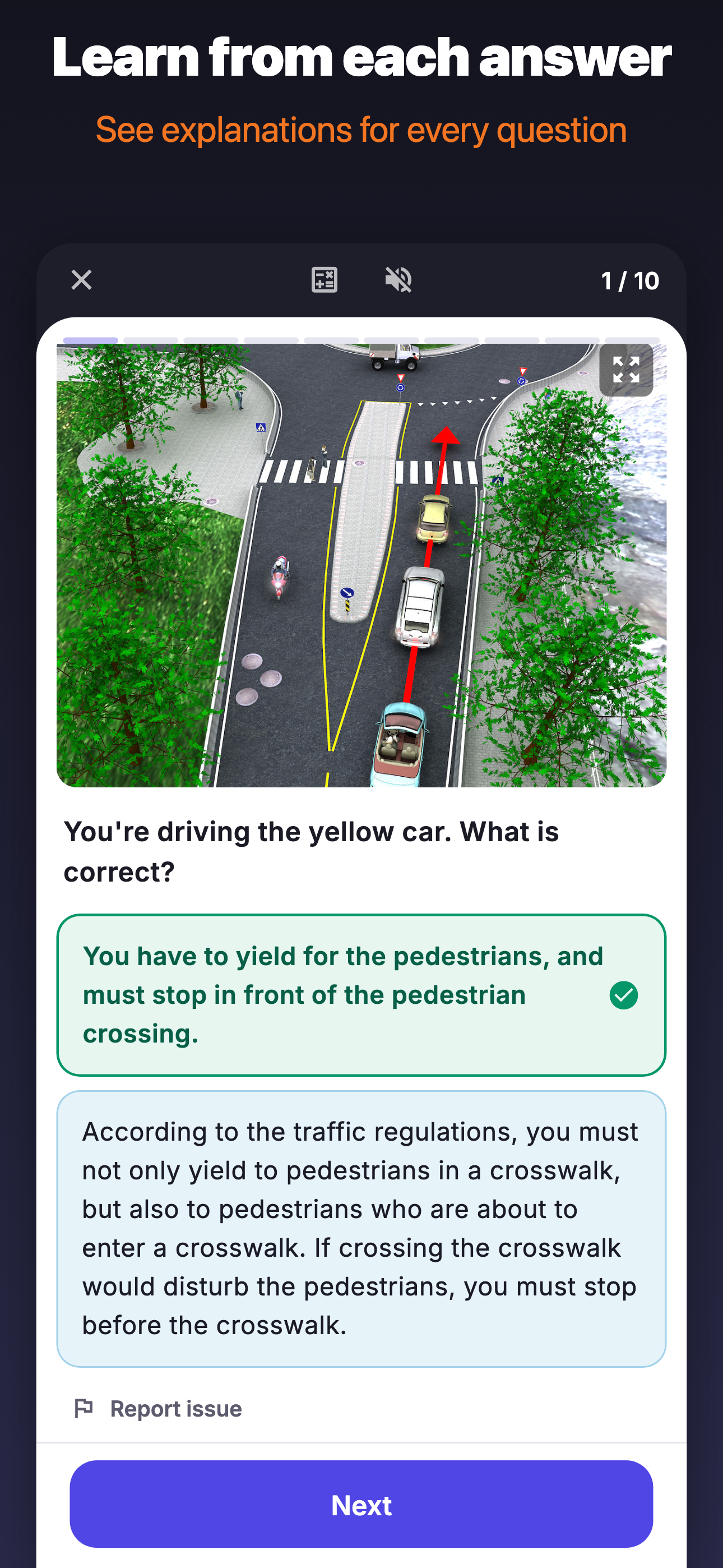 Prøve.no - Theory Test screenshot 3