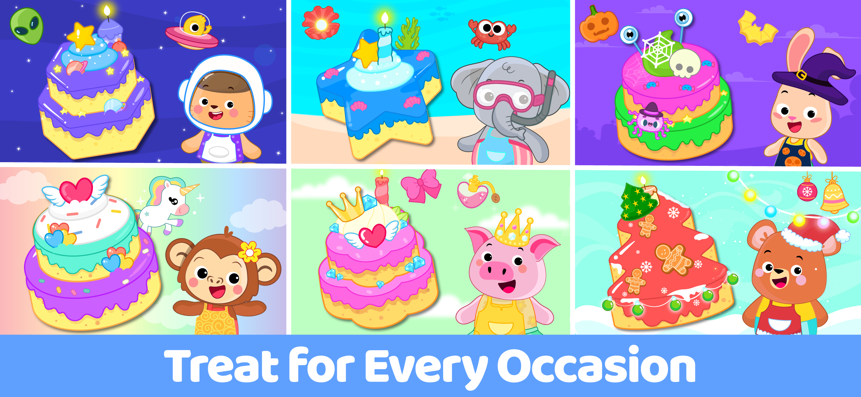 Cake Maker Kids Cooking Games screenshot 3