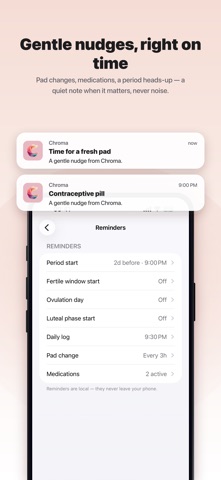 Chroma Cycle: Period Tracker Screenshot 5 of 6