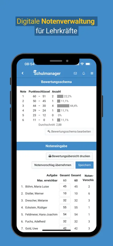 Schulmanager Online screenshot 8 of 9