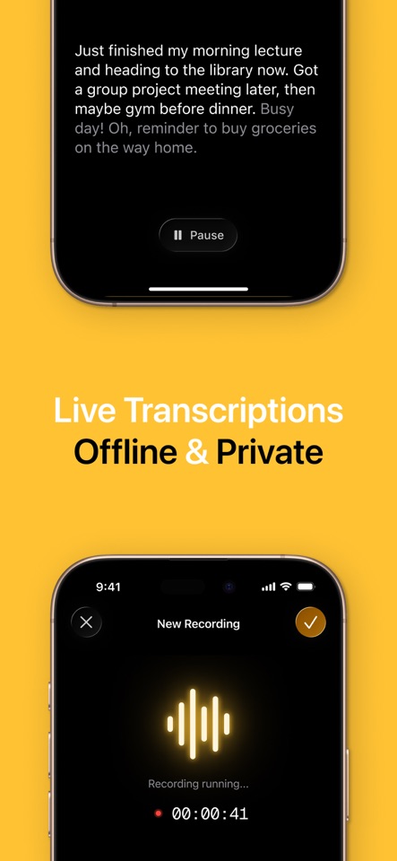 Transcribee - Speech to Text screenshot 2