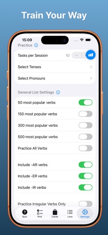 Verbooster Learn Spanish Verbs Screenshot 6 of 8