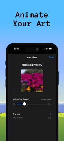 Pixel Art Editor PixelCraft iPhone screenshot