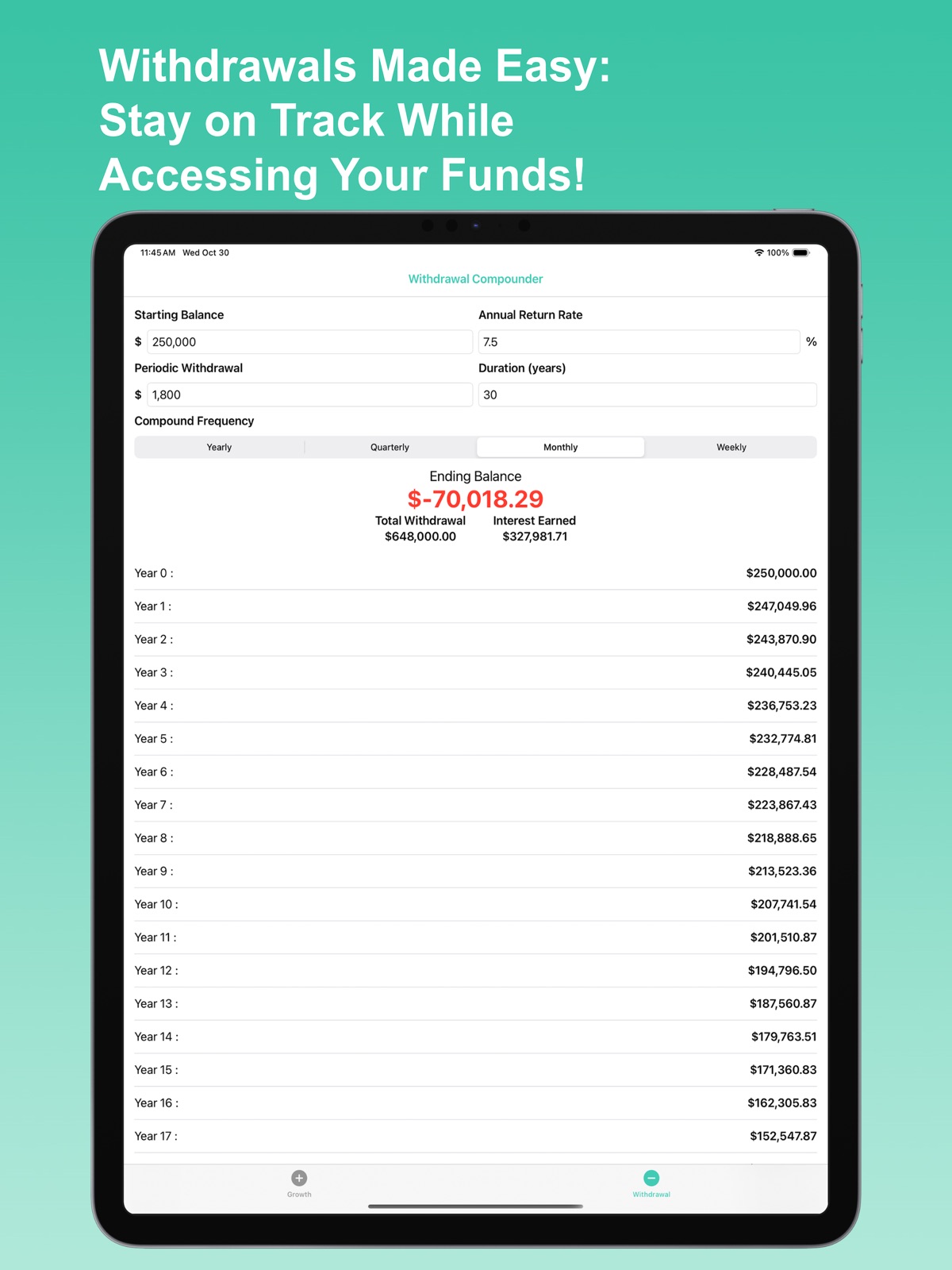 Compounder ipad screenshot 2