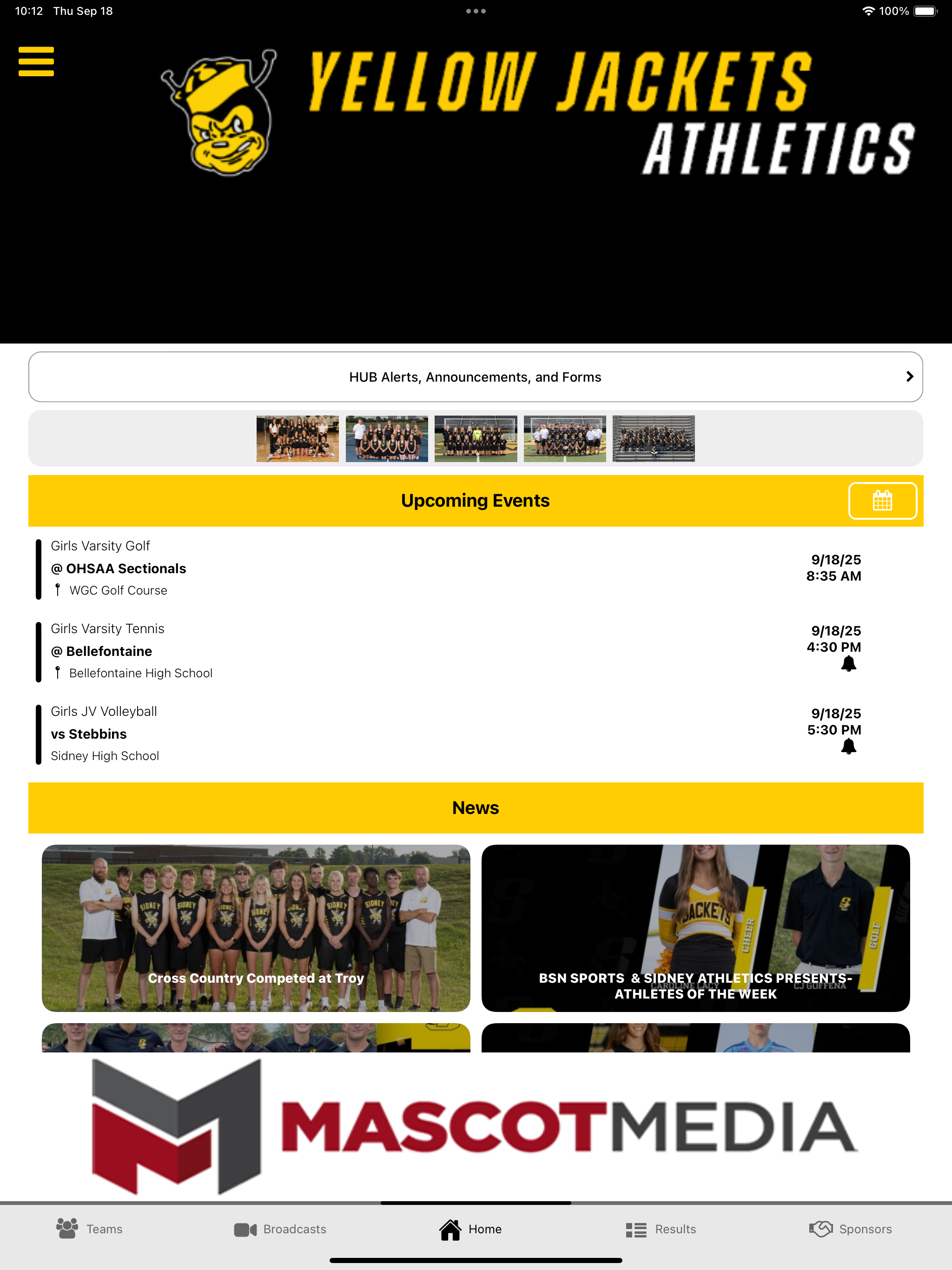 Sidney Yellowjackets Athletics