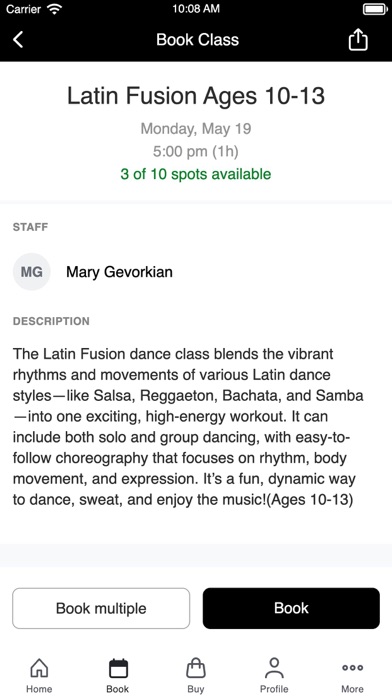 Dynamic Dance LA iPhone screenshot 3 - Health & Fitness app