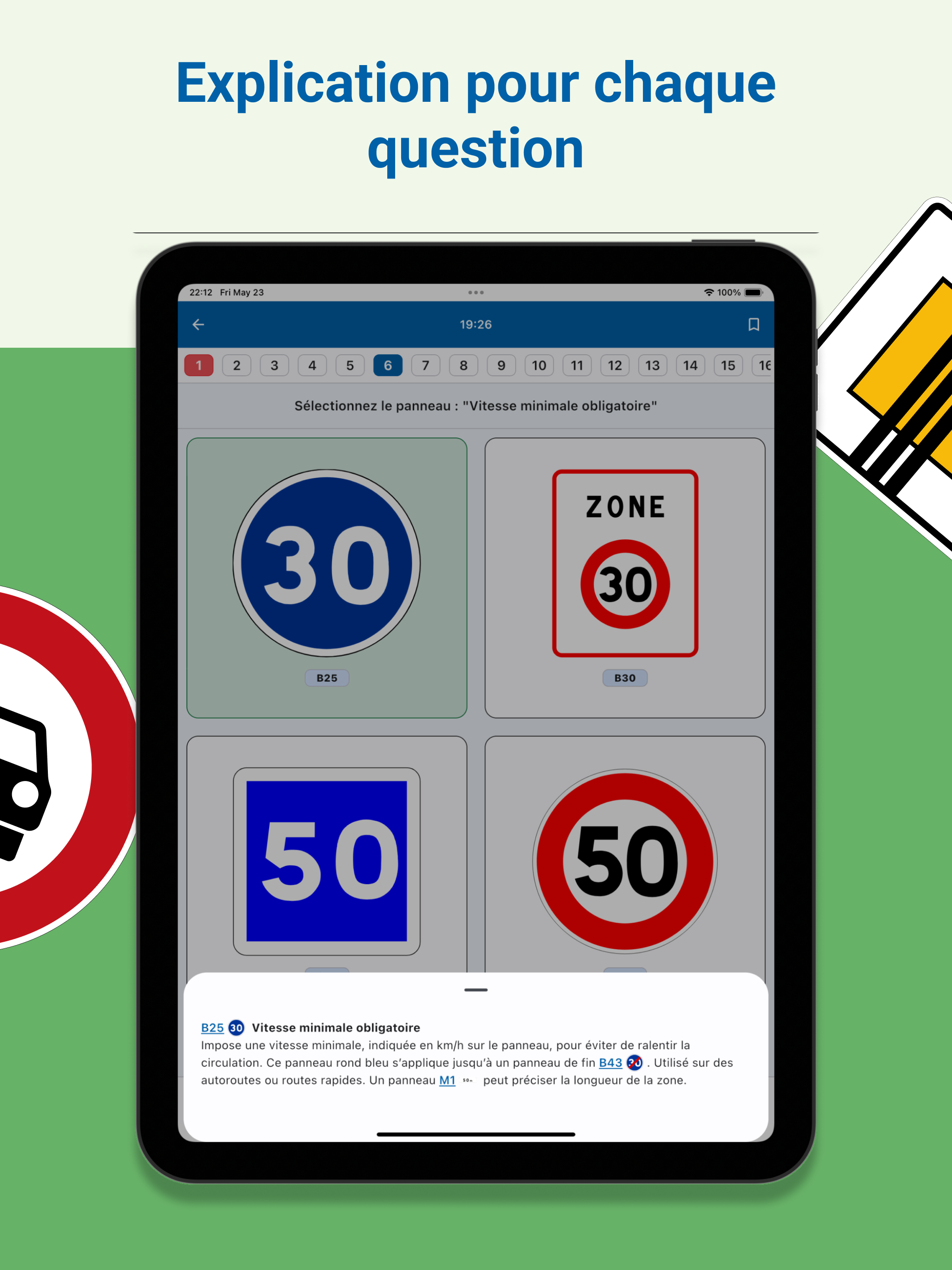 French Road Signs Test 2025