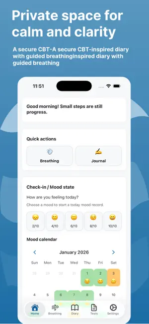 Cognitive Diary screenshot 1