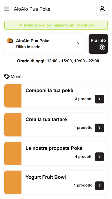AloAlo Pua Poke srls Screenshot