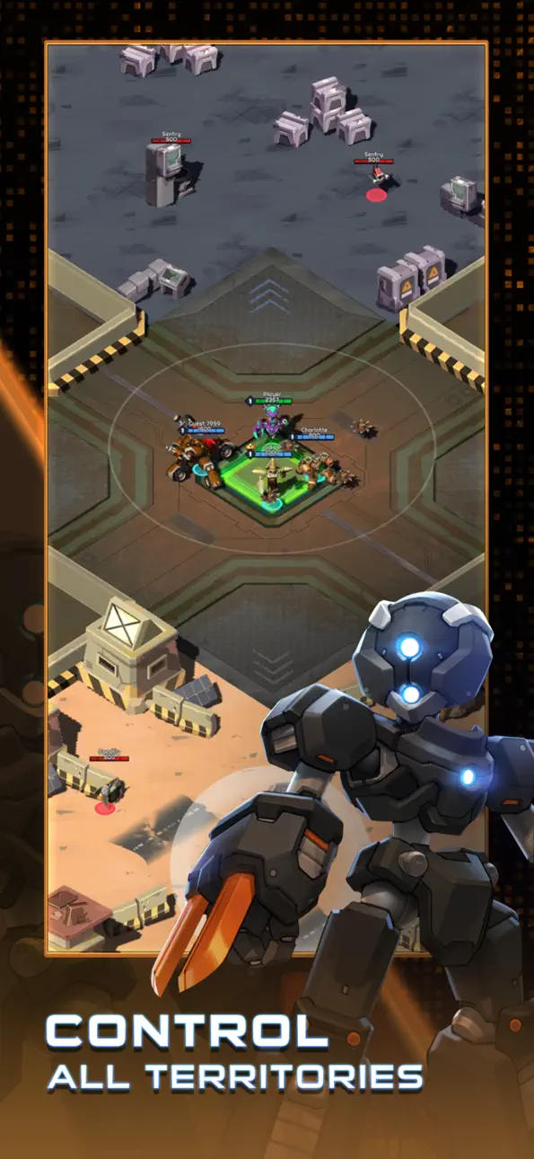 Mybots: Mech Battle Arena iOS Mod IPA screenshot 2 - iOS game interface