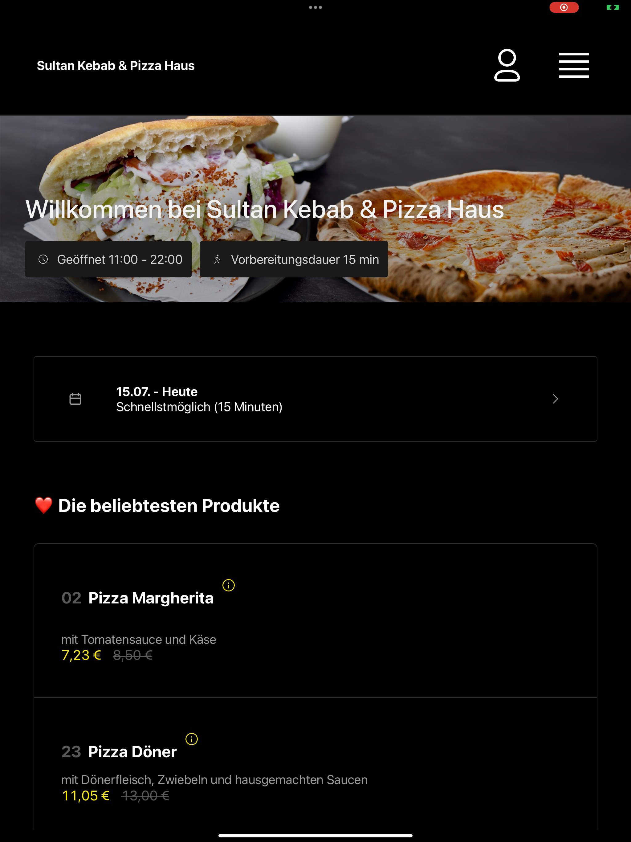 Sultan Kebab & Pizza Haus screenshot 6