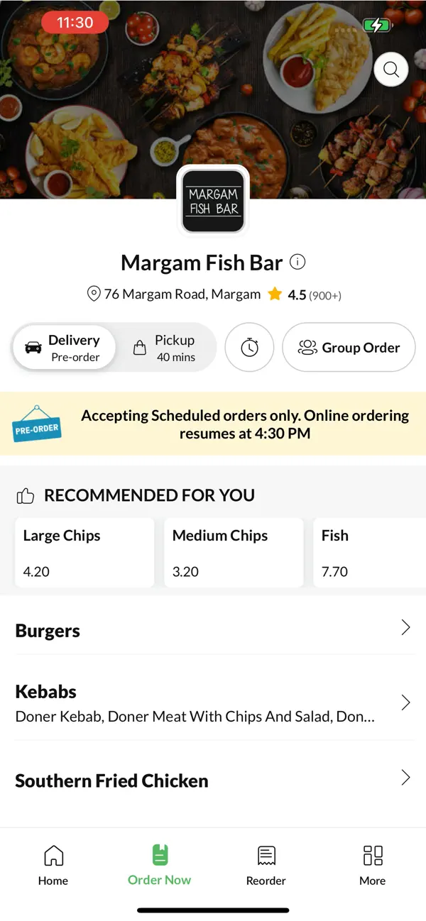 Screenshot #2 pour Margam Fish Bar