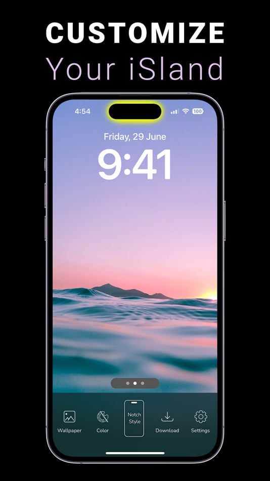 #7. INFI: Dynamic Island Wallpaper (iOS) 由: Jinen Sheth