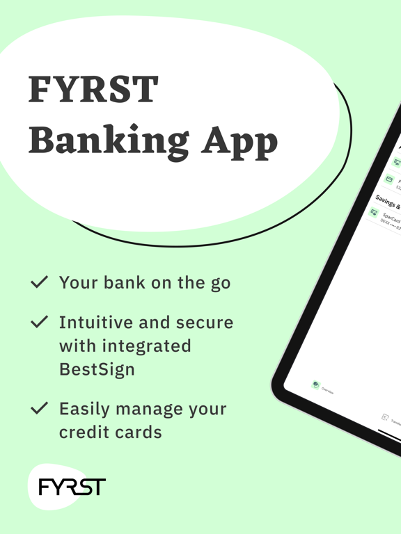 FYRST iPad screenshot 1 - Finance app