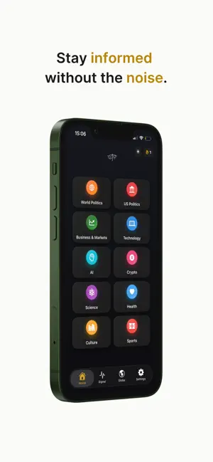 Root News: Smart Daily Brief iPhone screenshot 1