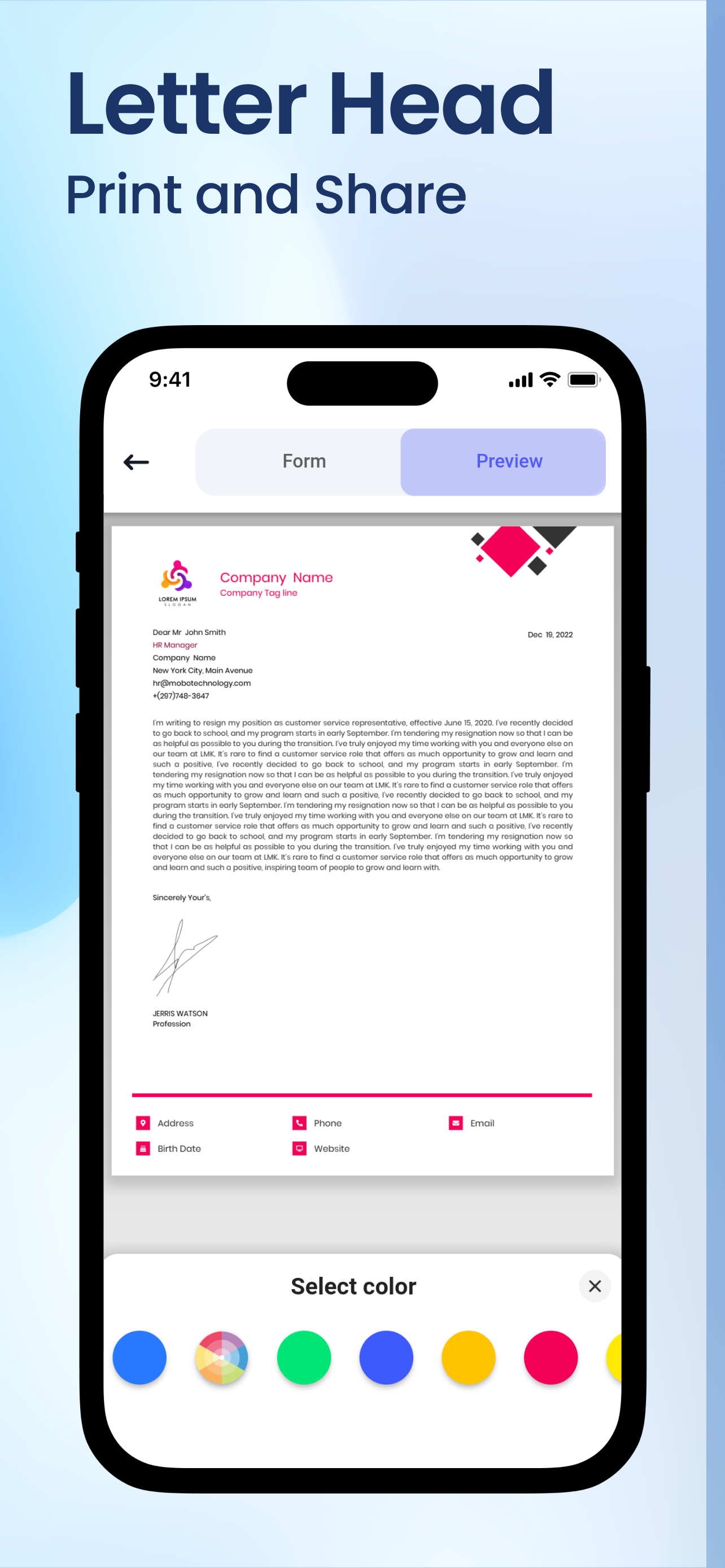 AI Resume & CV Maker