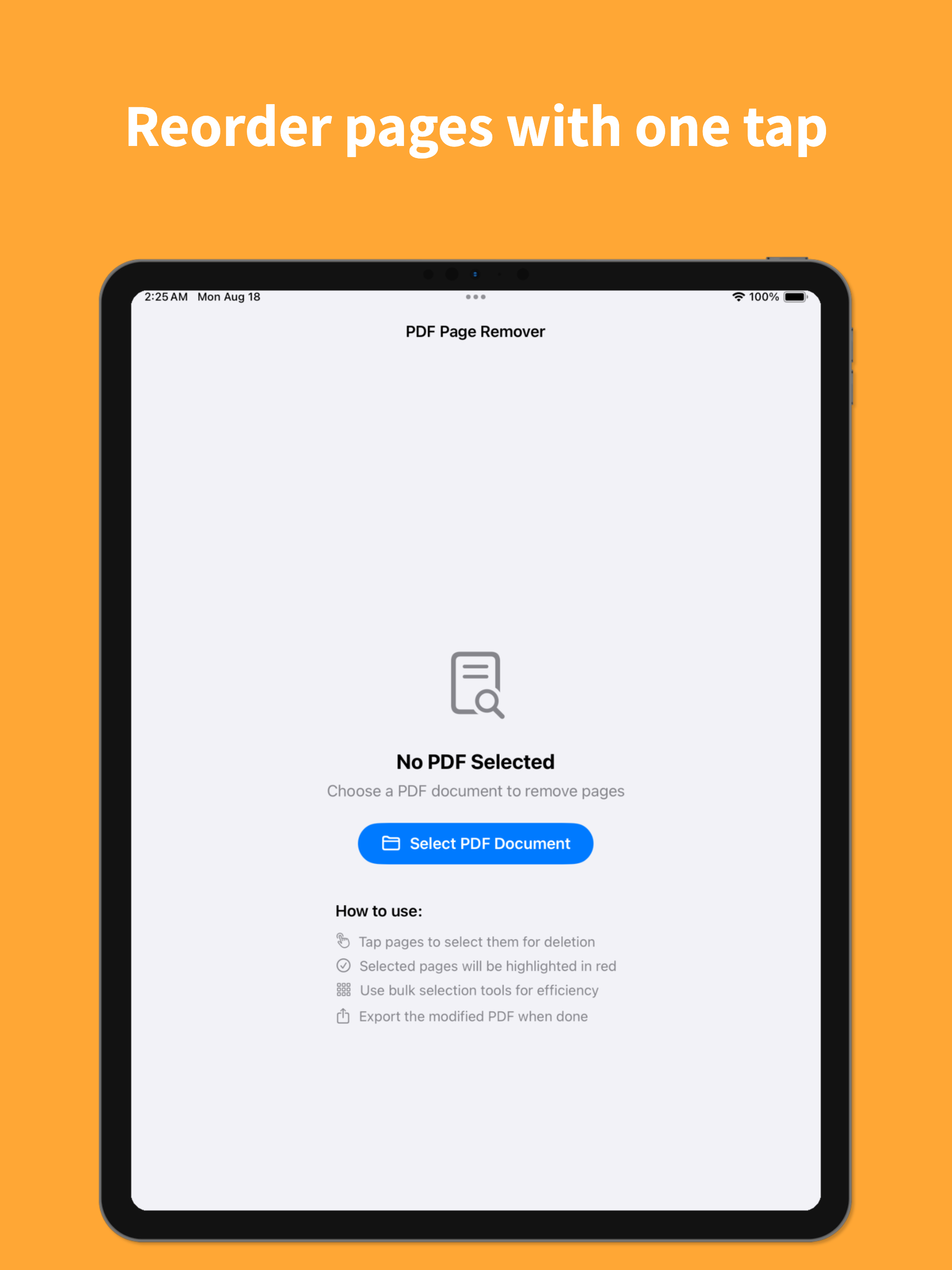 PDF Page Remover - Delete PDFs