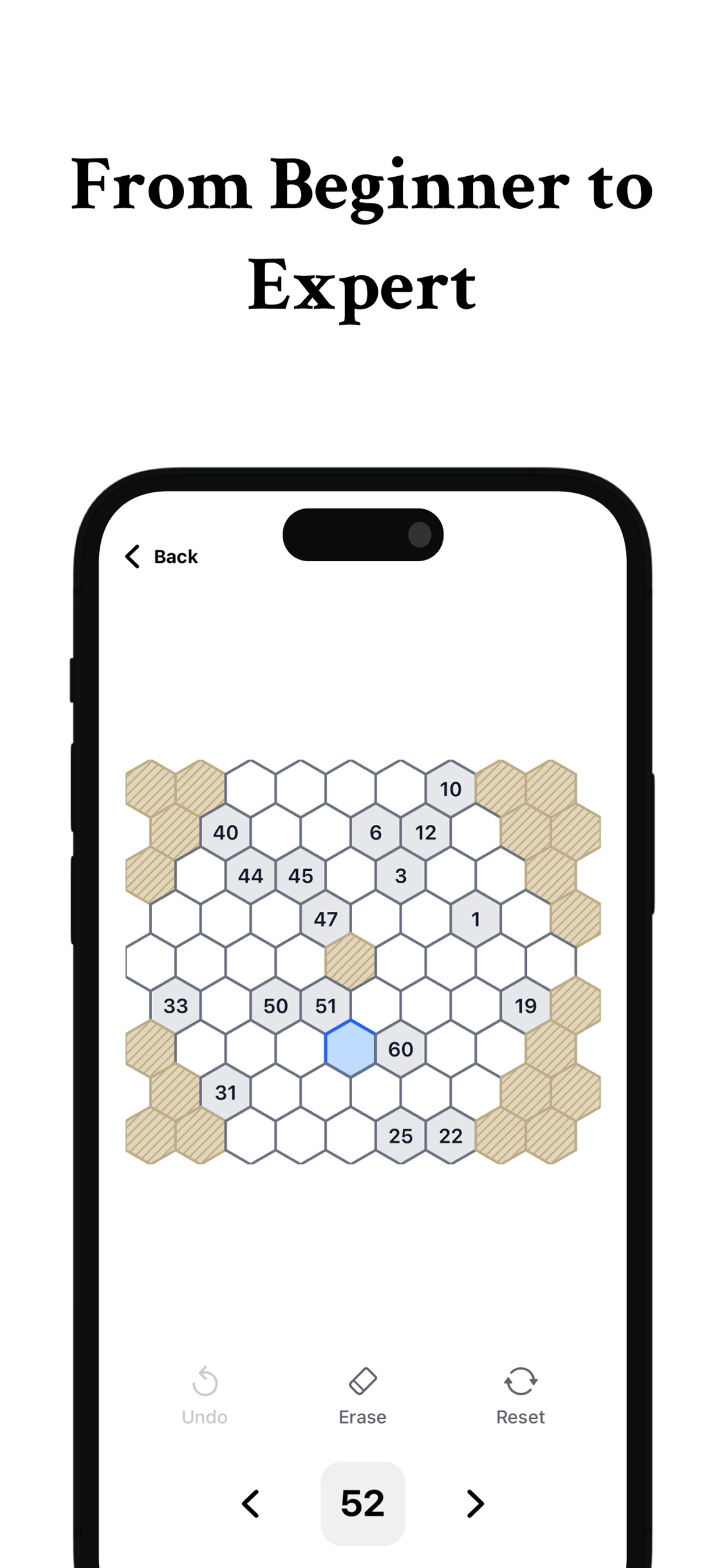 Hidato Puzzle Game screenshot 2