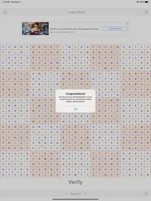 Sudoku 25x25 screenshot 4