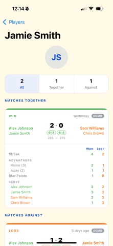 PadelPoints screenshot