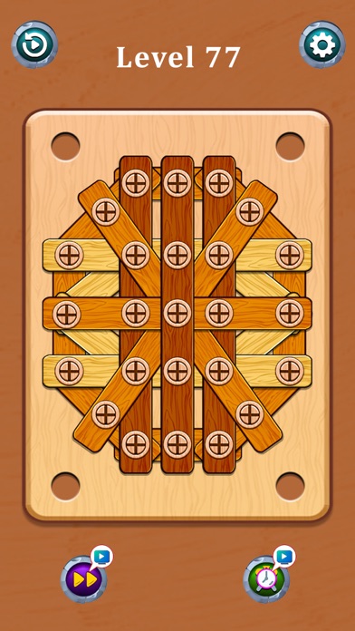 Nuts and Bolts : wood puzzle Screenshot