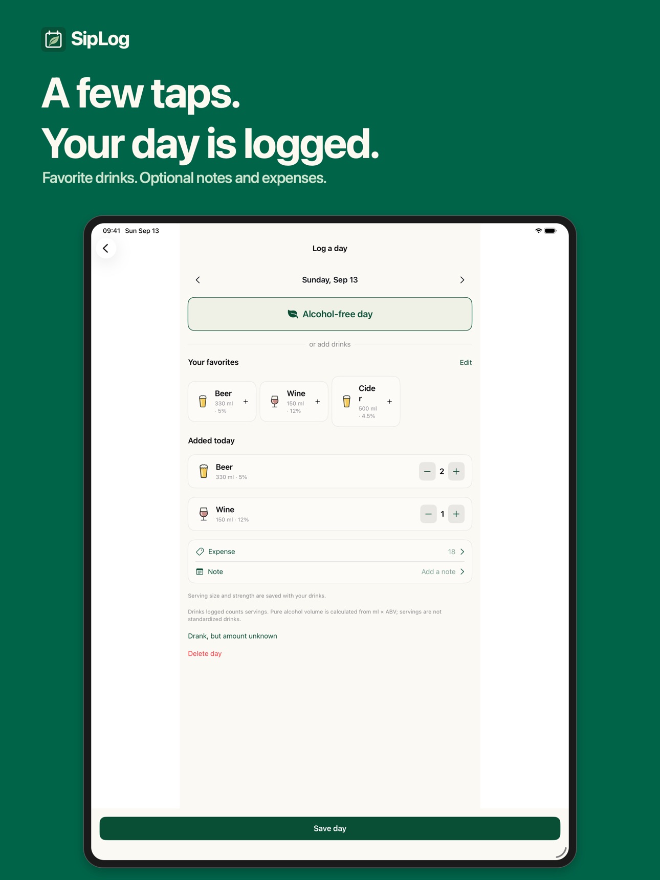 Screenshot 8 of Sobriety Tracker - Siplog
