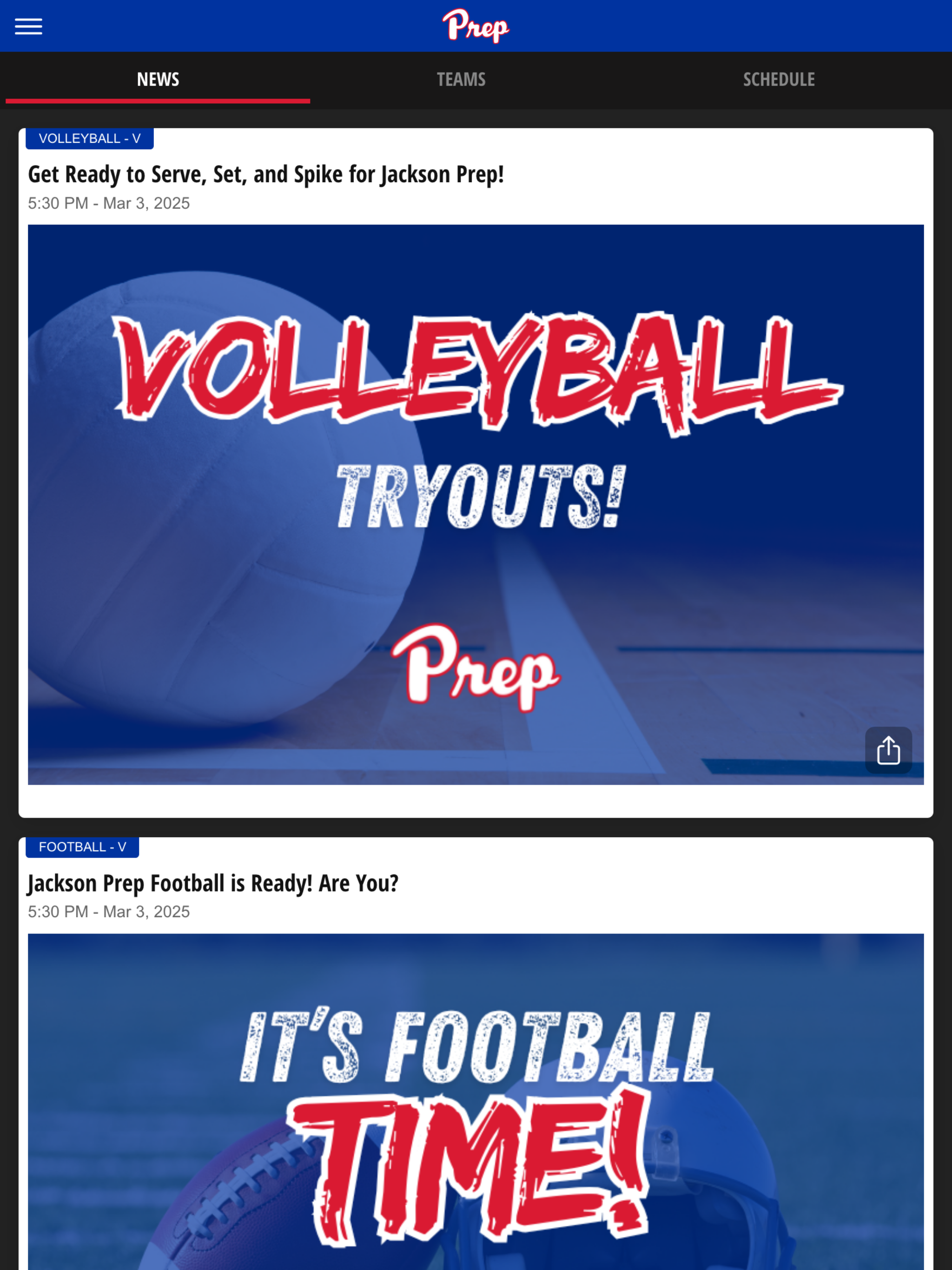 Jackson Prep Sports