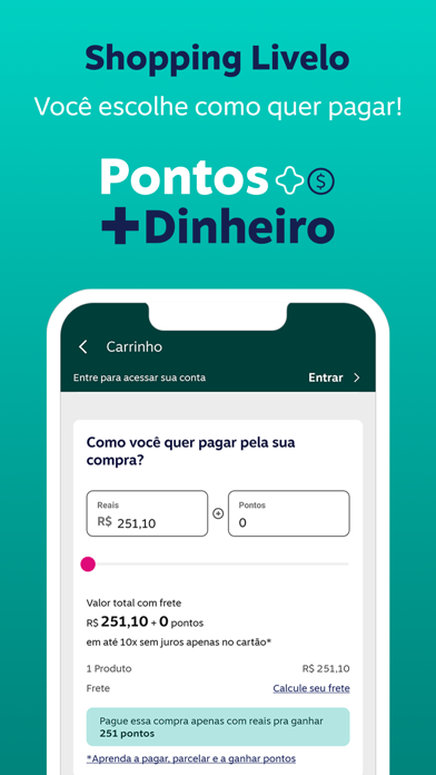 Livelo: juntar e trocar pontos Screenshot