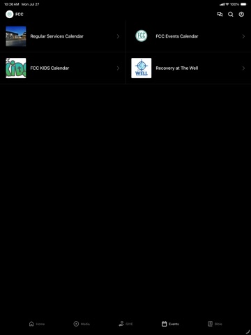 FCC Monticello iPad screenshot