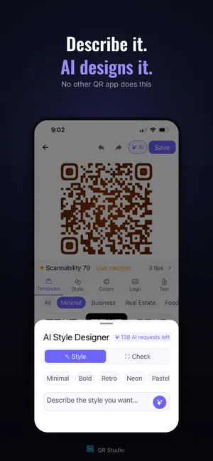 QR Studio - QR Code Generator screenshot 1