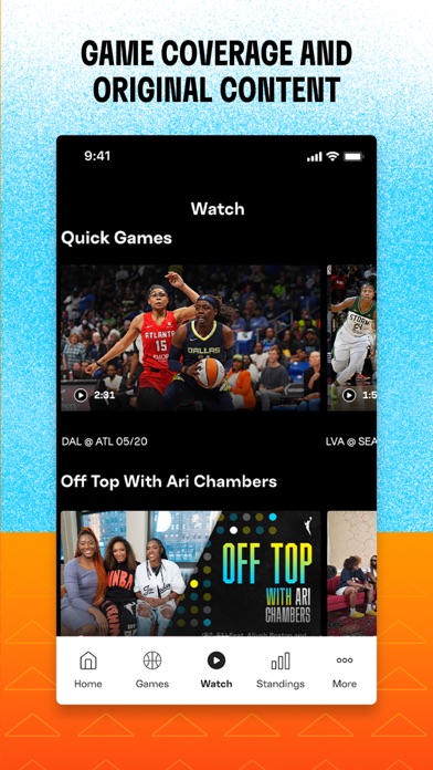 WNBA: Live Games & Scores screenshot 4