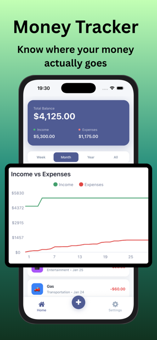 Money Tracker Budget Tracker Screenshot 1 of 4