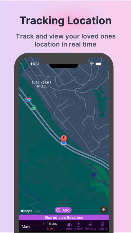 Live Location Sharing